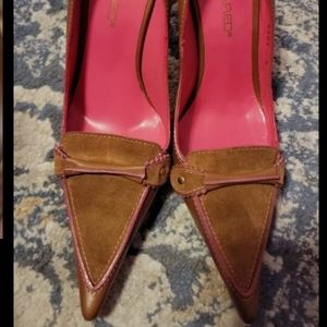 SOLD l Leather Italian made high-heeled shoes Size 9